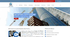 Desktop Screenshot of initiativescotedivoire.org